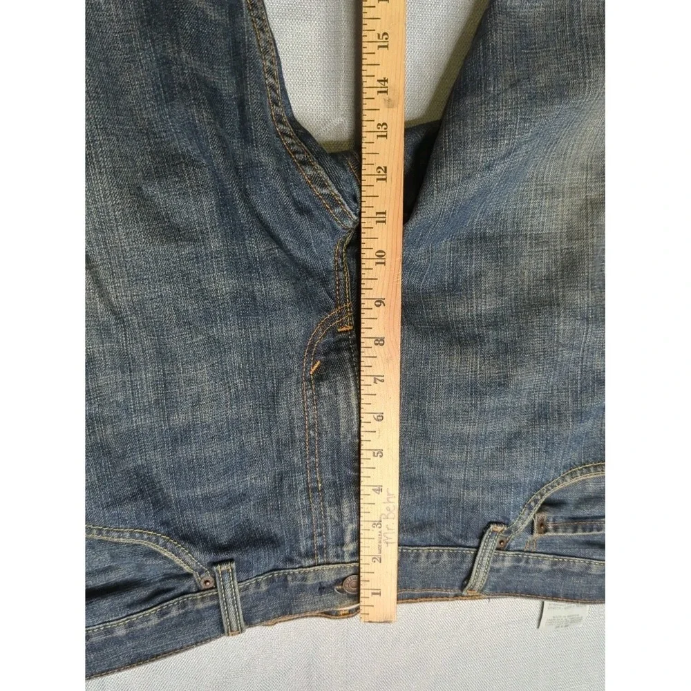 Levi's 505 Faded Jeans Mens 34x34 Straight Bootcut Y2K Grunge Cowboy Denim